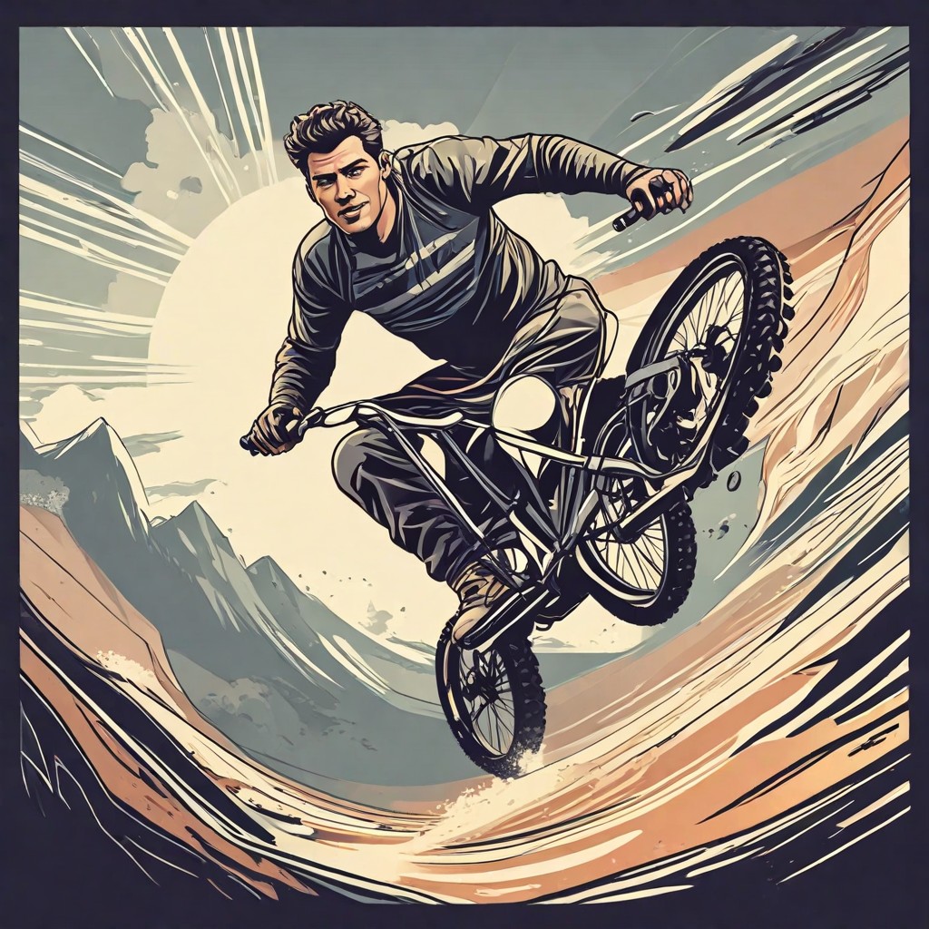 Action Sports Illustration Photo Style