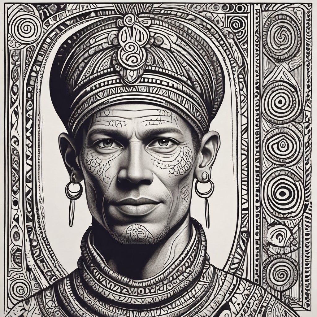 African Tribal Photo Style