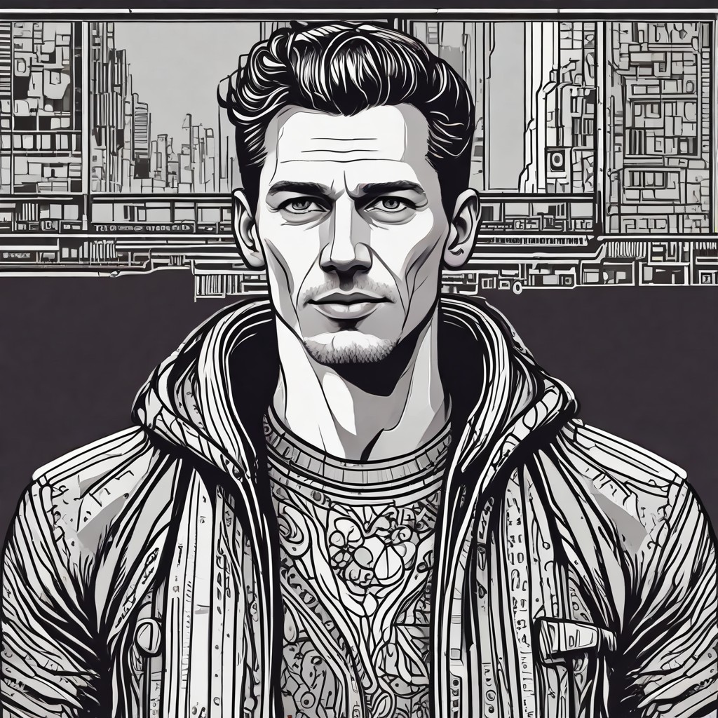 ANSI Art Photo Style