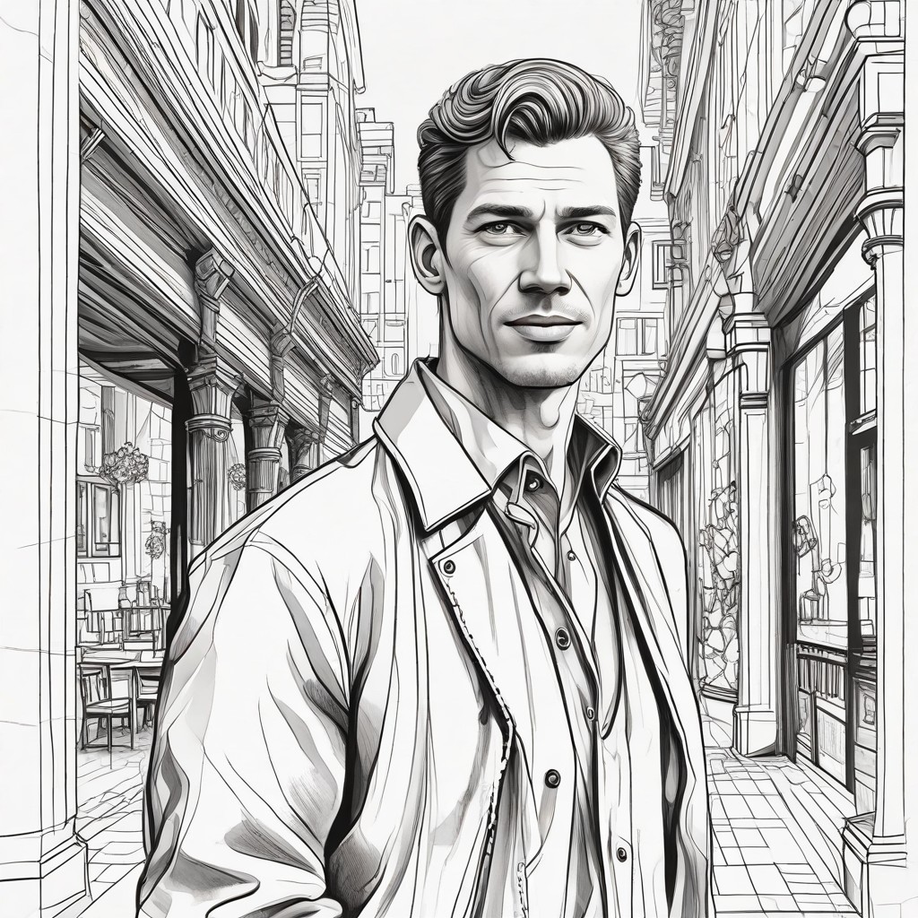 Architectural Sketch Photo Style