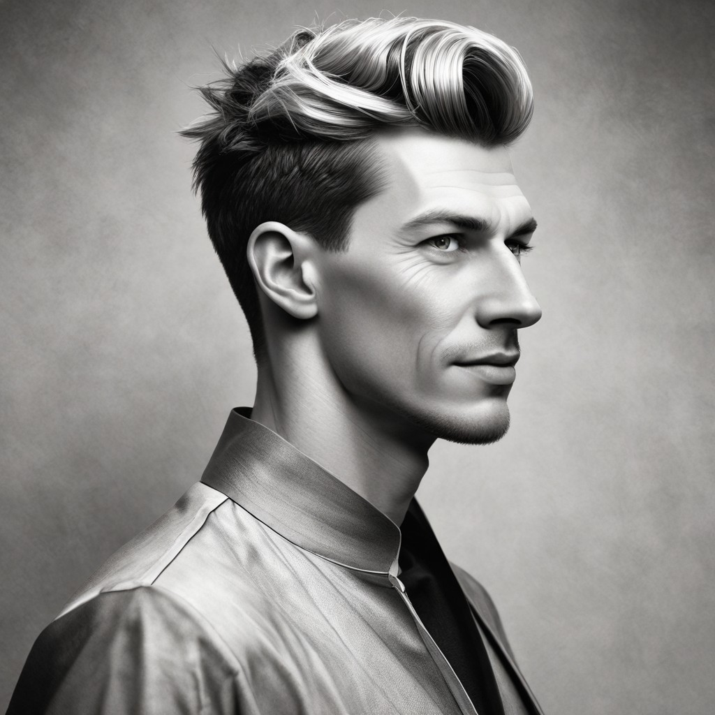 Asymmetrical Cut Hair Photo Style