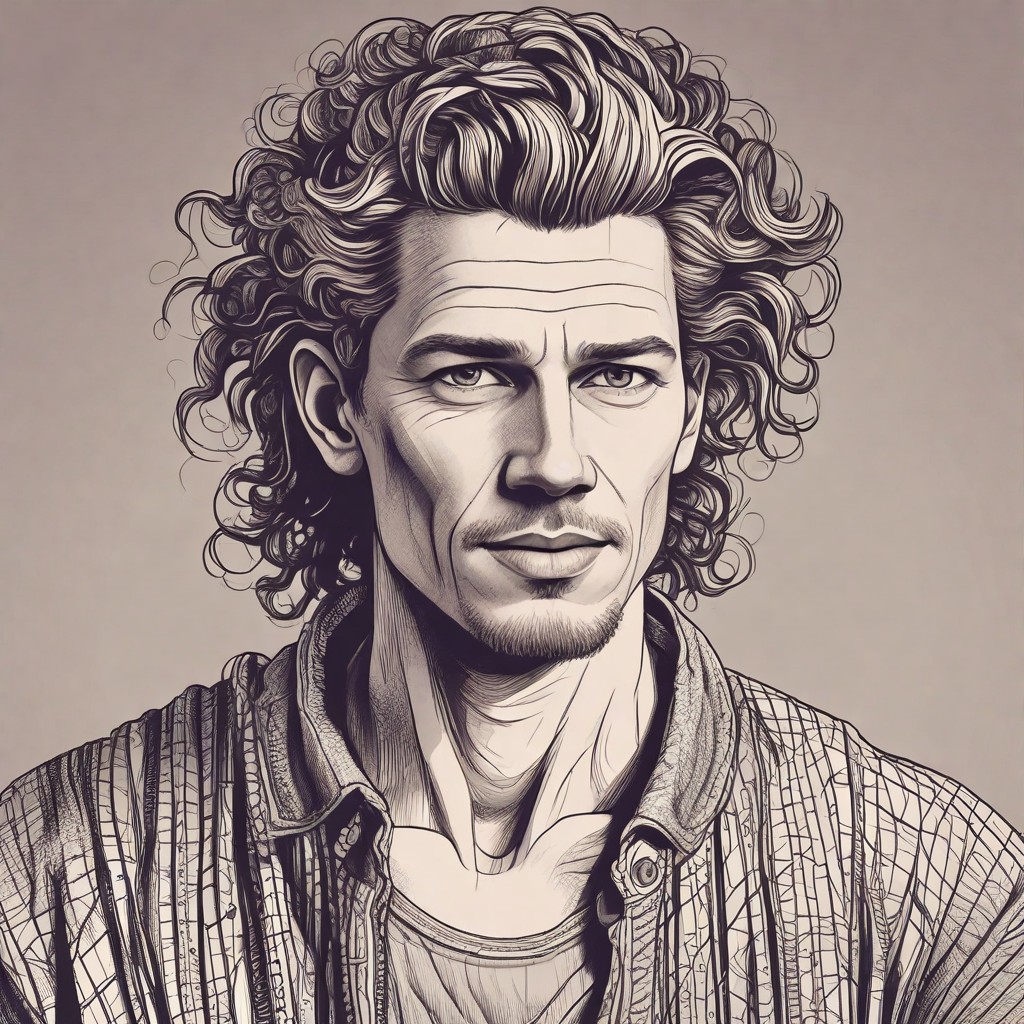 Crimped Hair Photo Style