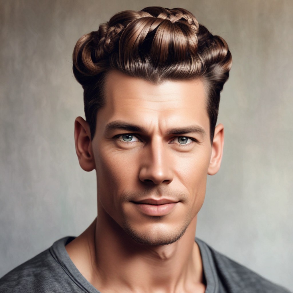 Crown Braid Hair Photo Style