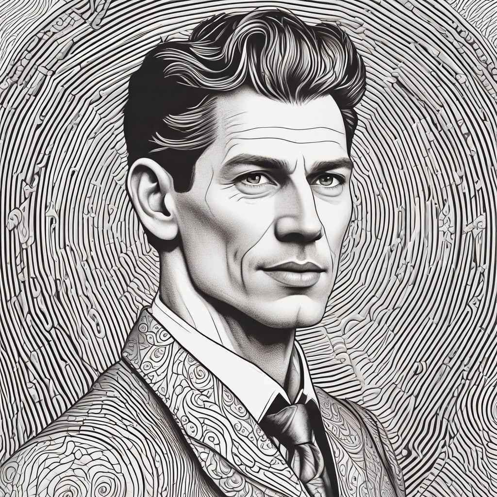 Guilloche Pattern Effect Photo Style