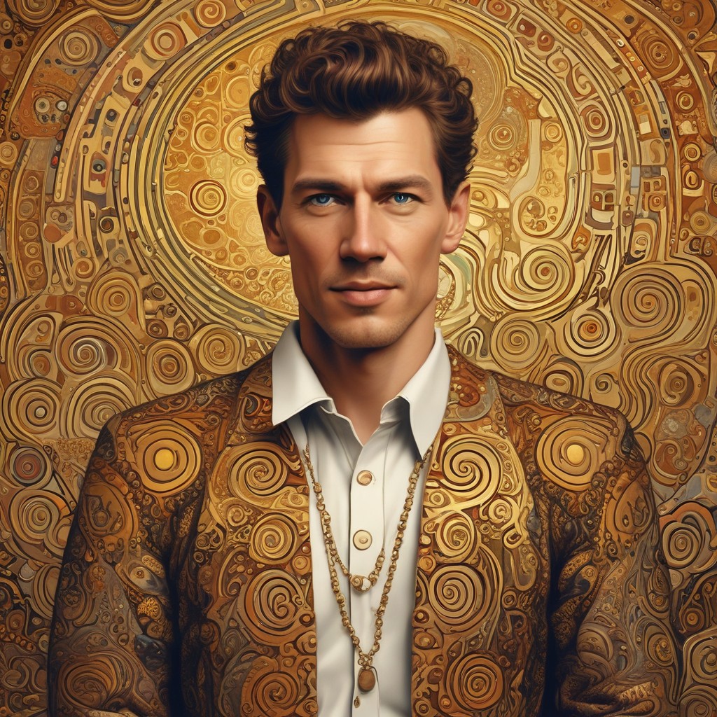 Gustav Klimt Photo Style