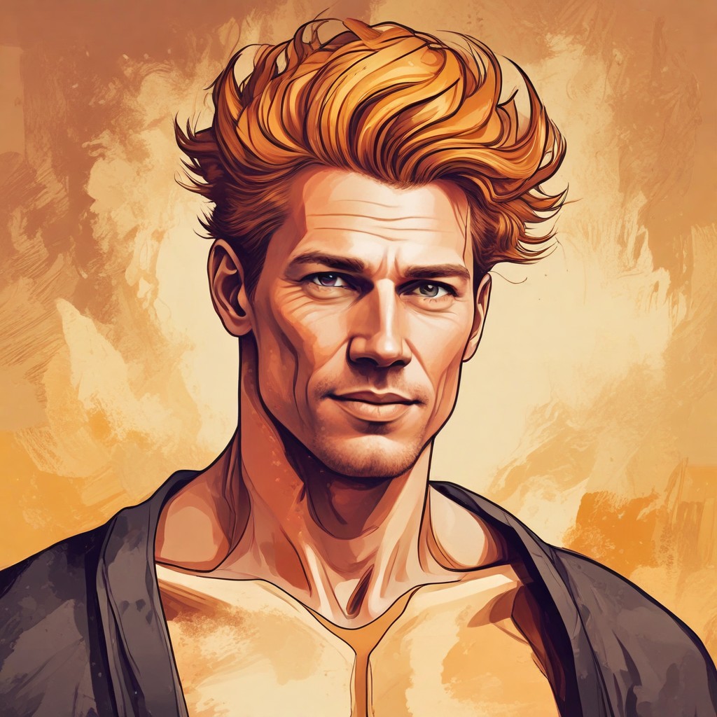 Ochre Hair Photo Style