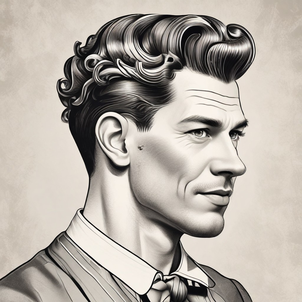 Pin Curl Set Hair Photo Style