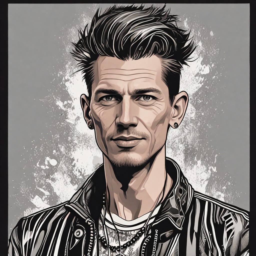 Punk Art Photo Style