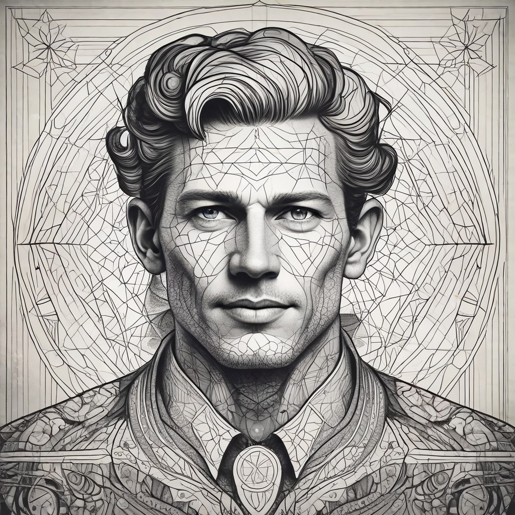 Sacred Geometry Overlay Photo Style