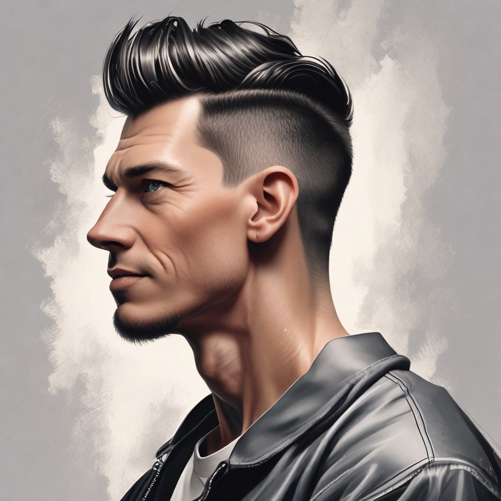 Shaved Sides Hair Photo Style