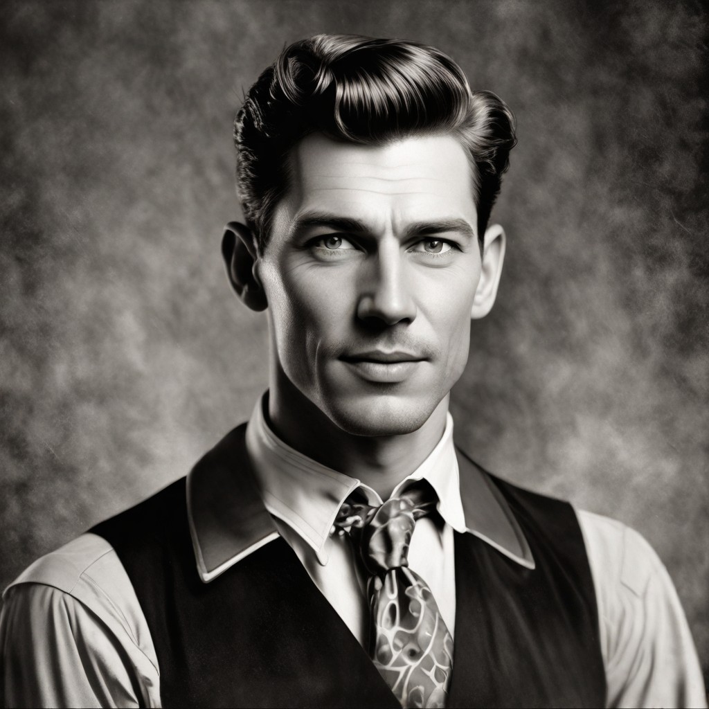 Silent Film Era Photo Style