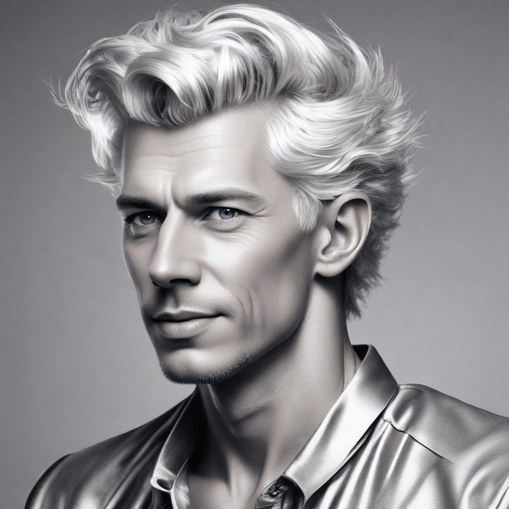 Silver Hair Photo Style