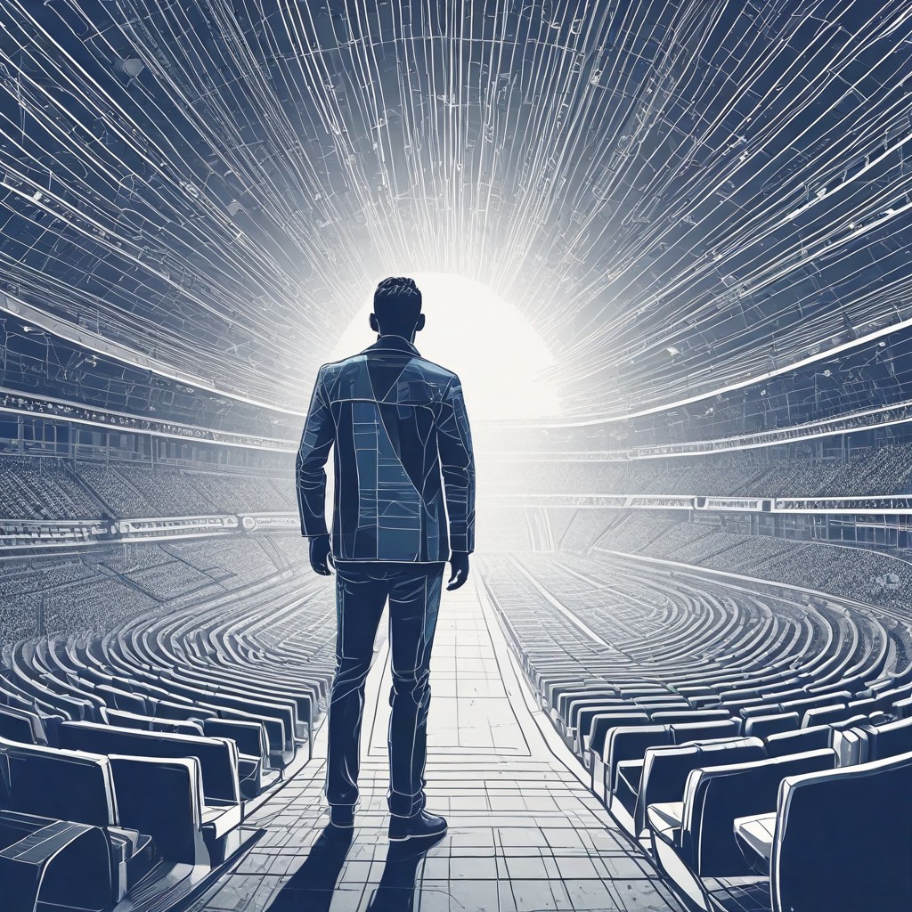 Stadium Blueprint Photo Style