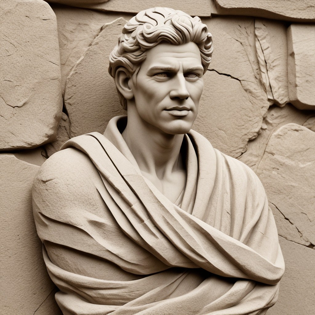 Stone Sculpture Photo Style