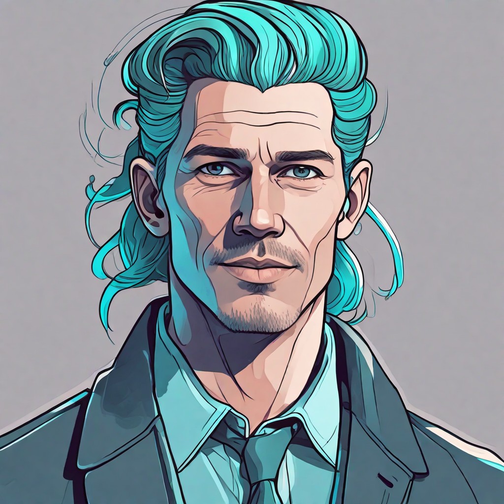 Teal Hair Photo Style