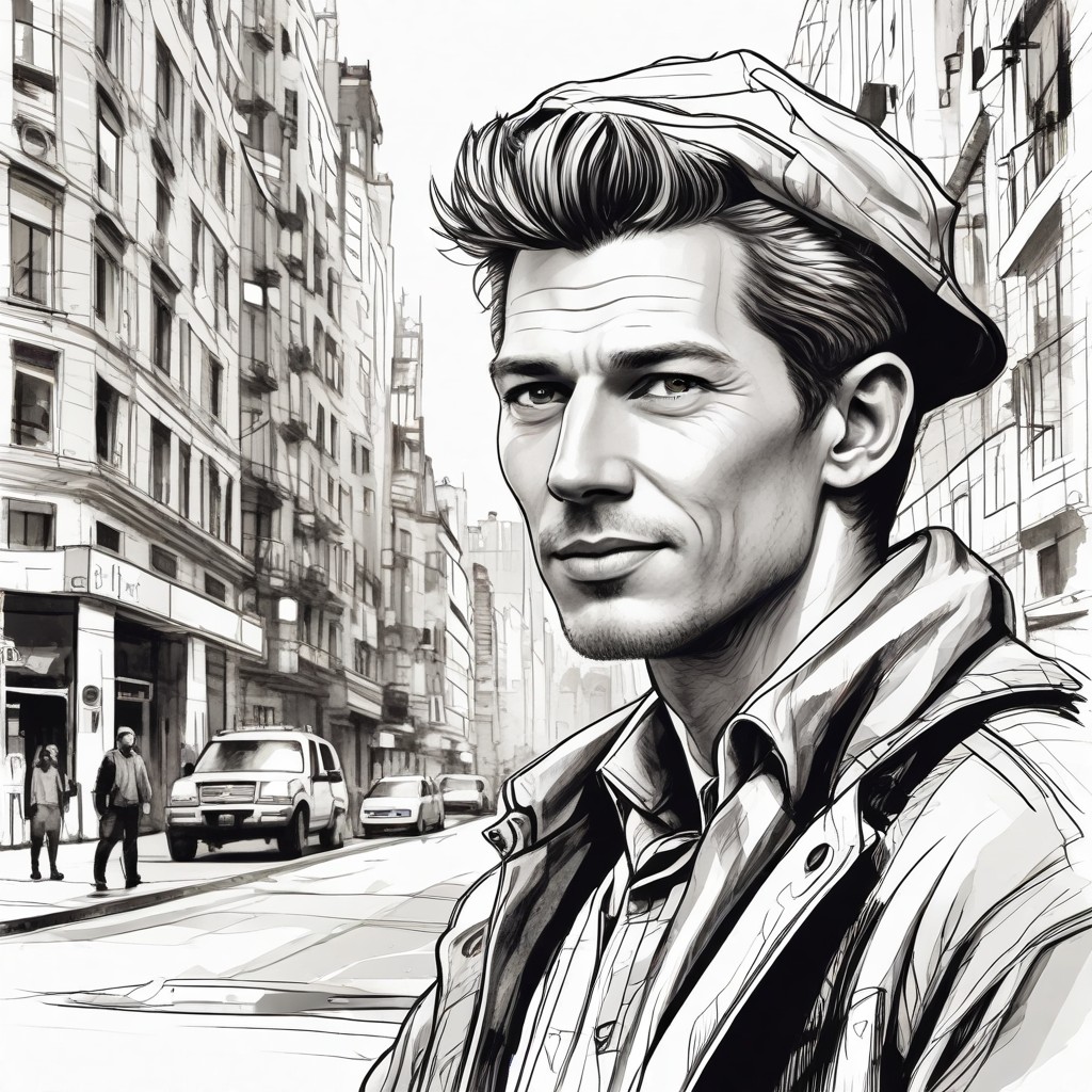 Urban Sketch Photo Style