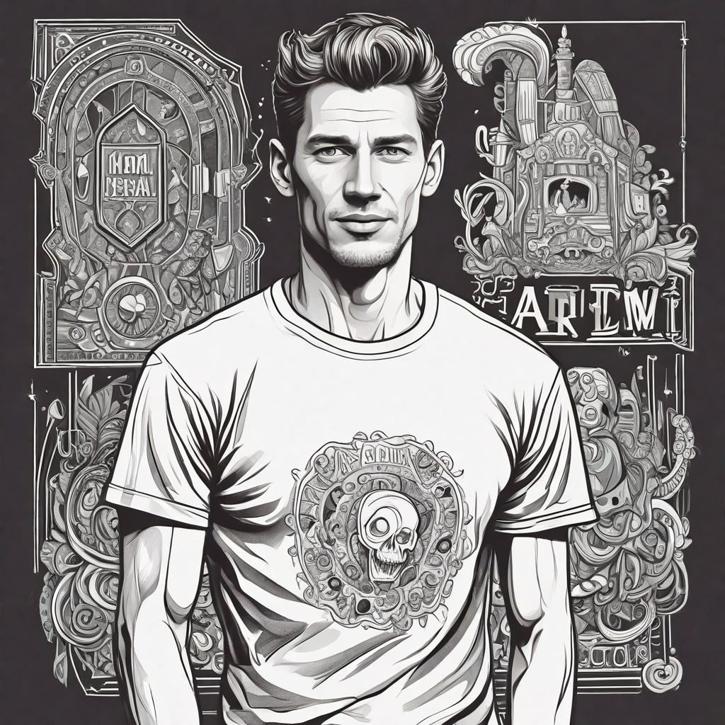 Wearing T-Shirt Photo Style