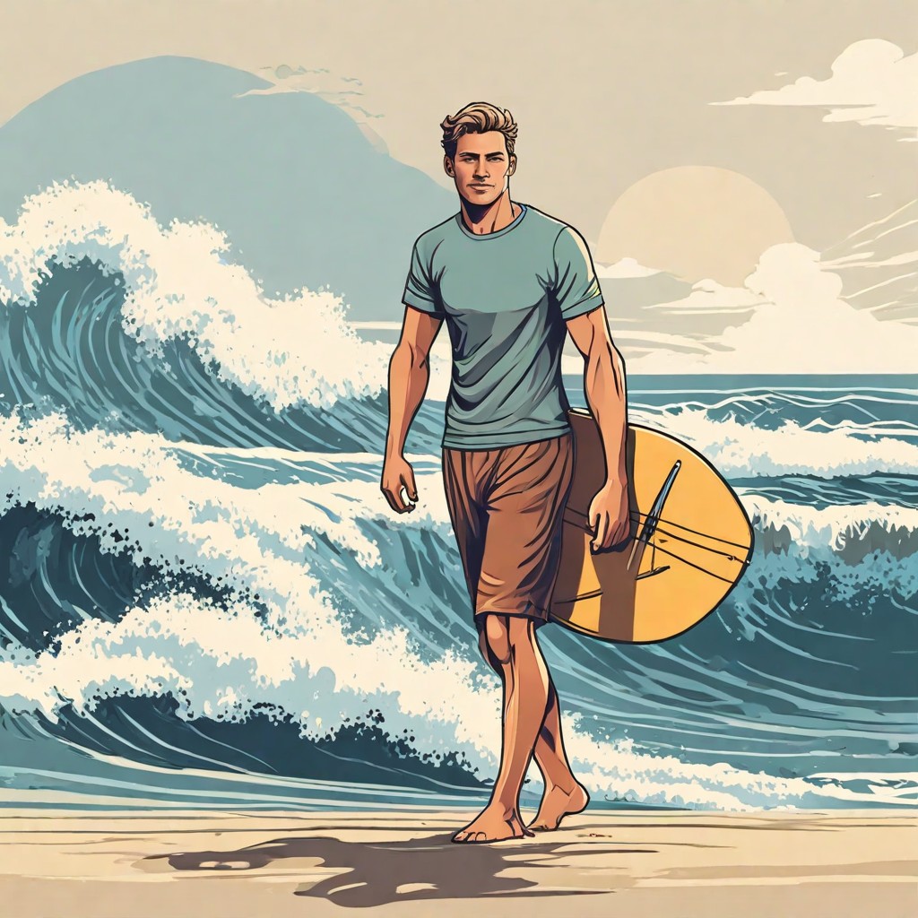 Male Surfer Photo Style