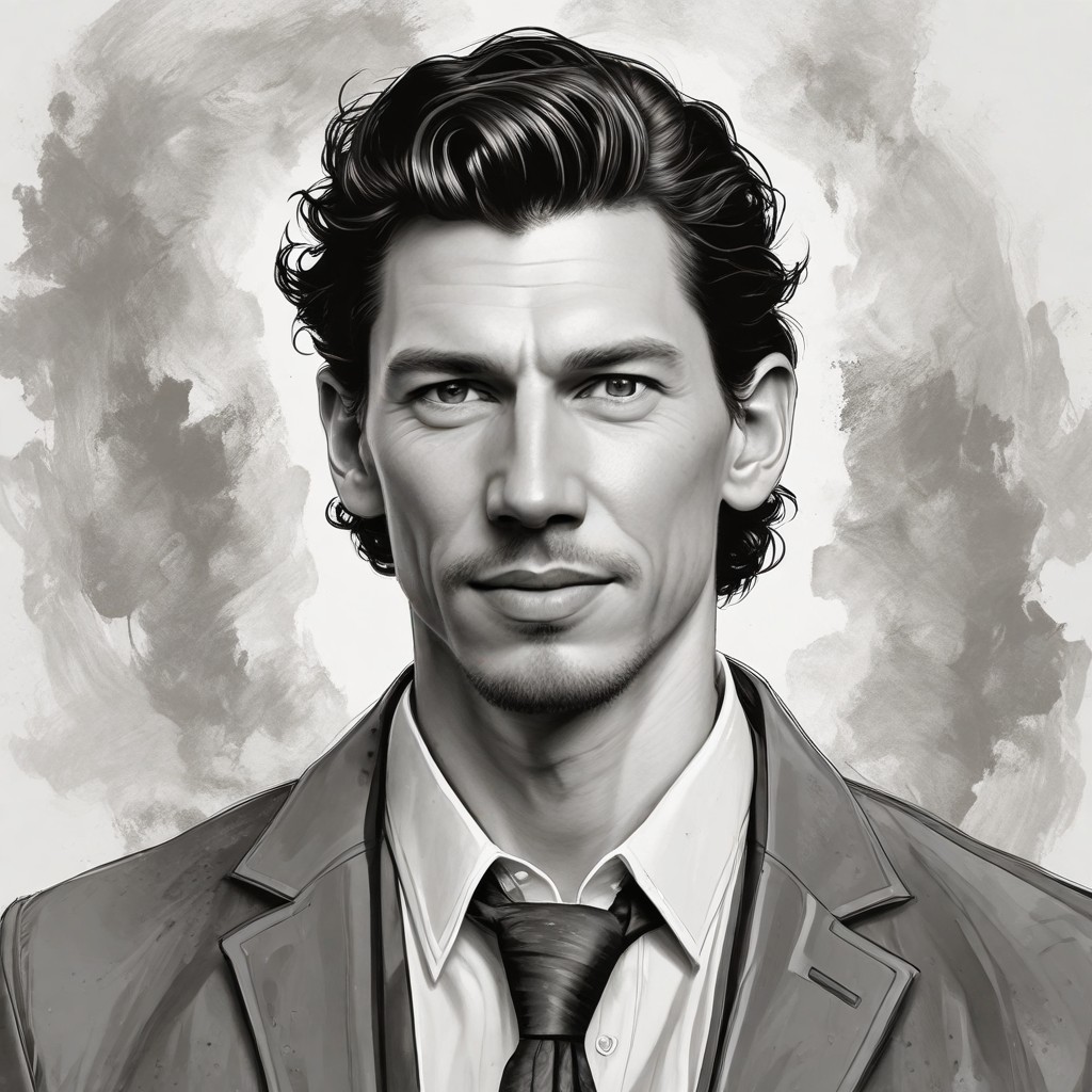 Adam Driver Photo Style