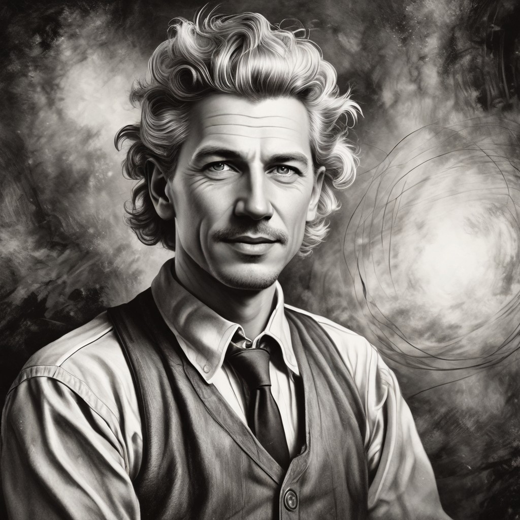 Albert Einstein Photo Style