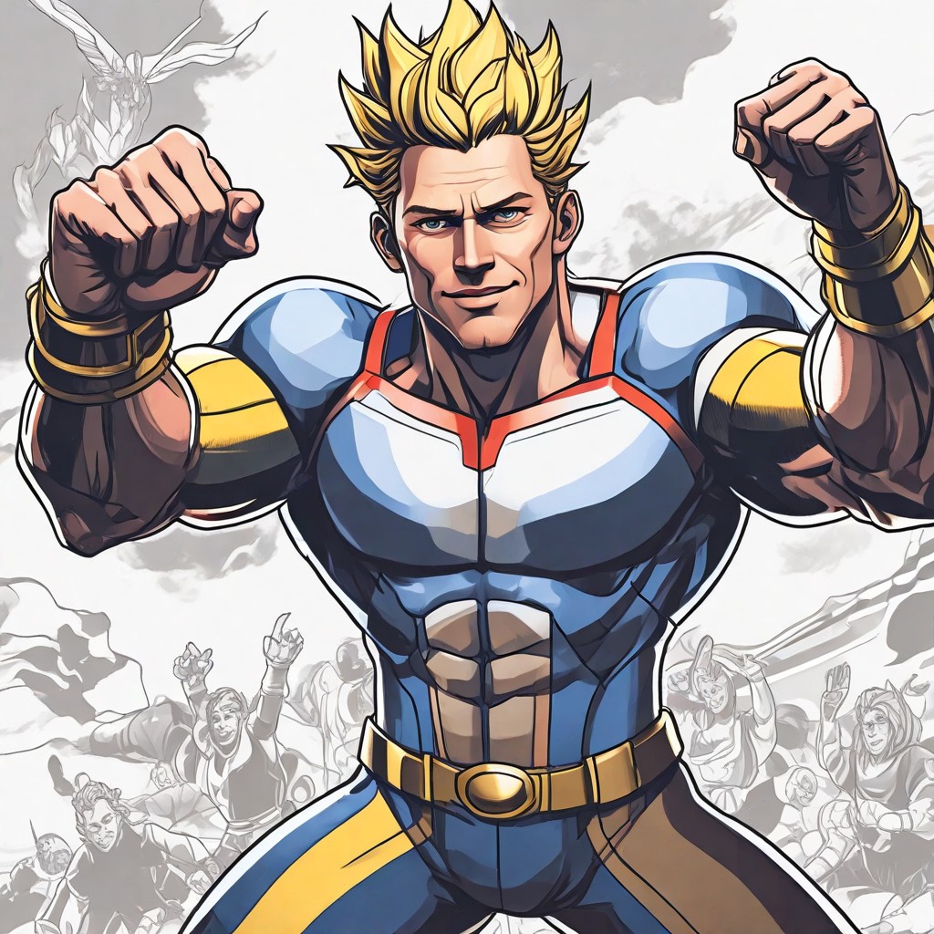 All Might Photo Style