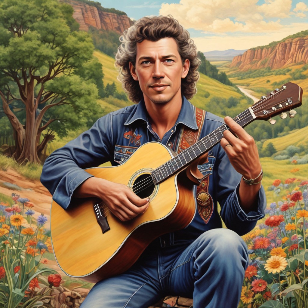 Arlo Guthrie Photo Style