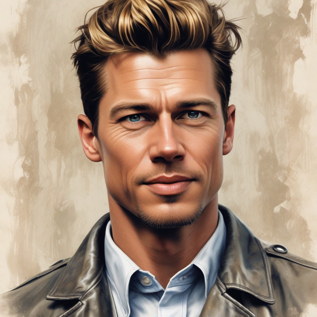Brad Pitt Photo Style