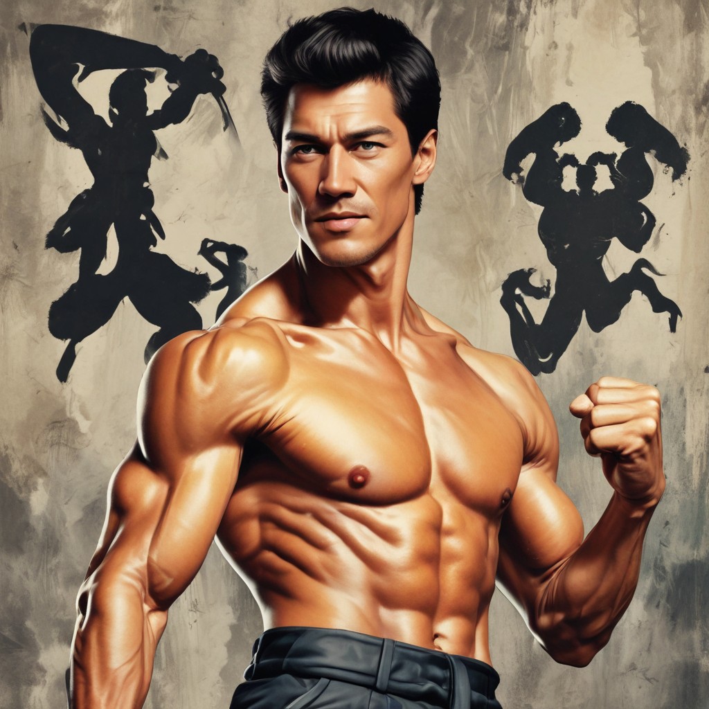 Bruce Lee Photo Style