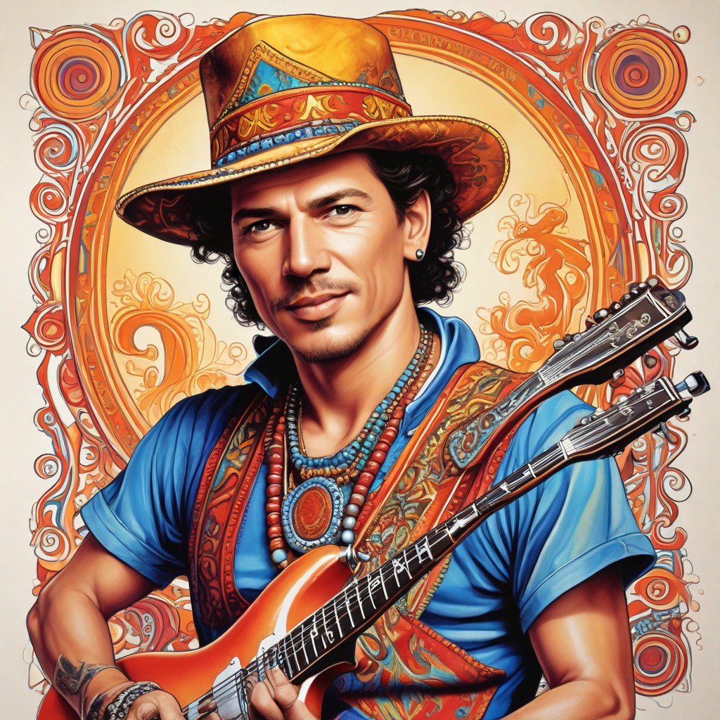 Carlos Santana Photo Style