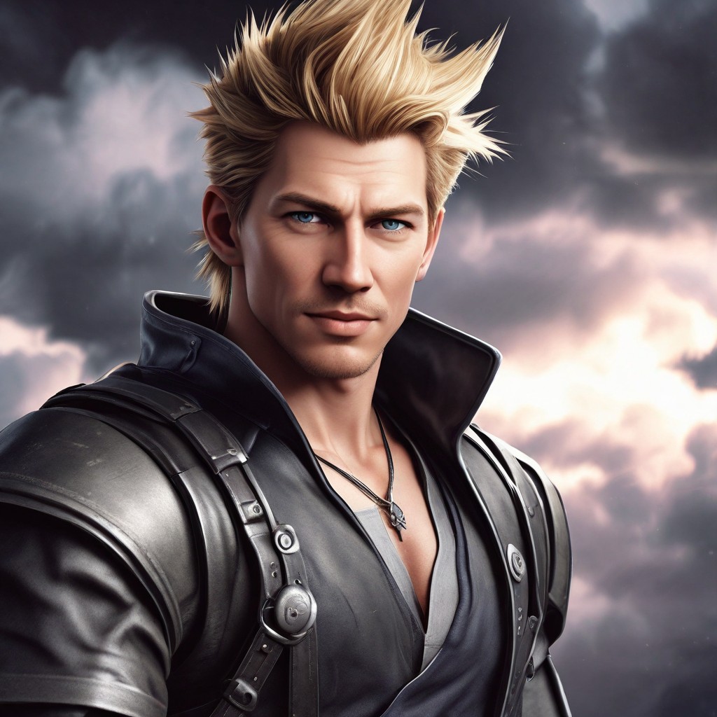 Cloud Strife Photo Style