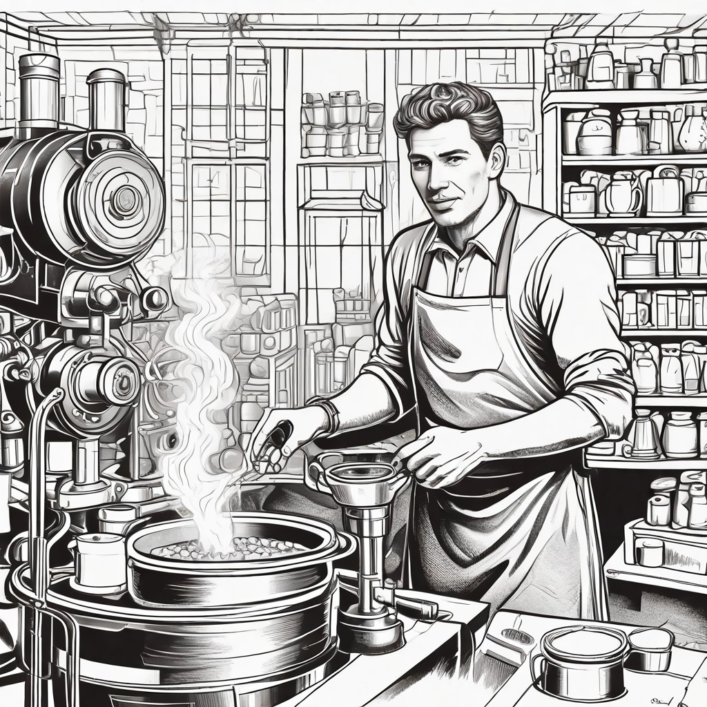 Coffee Roaster Photo Style