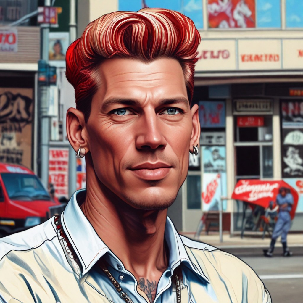 Dennis Rodman Photo Style