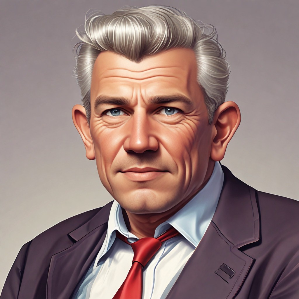 Ed Asner Photo Style