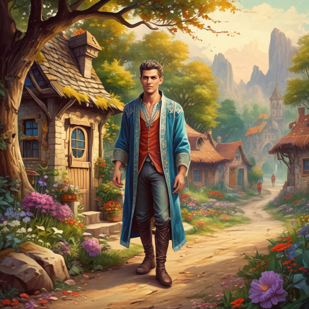 Fairy Queen in a Village Photo Style