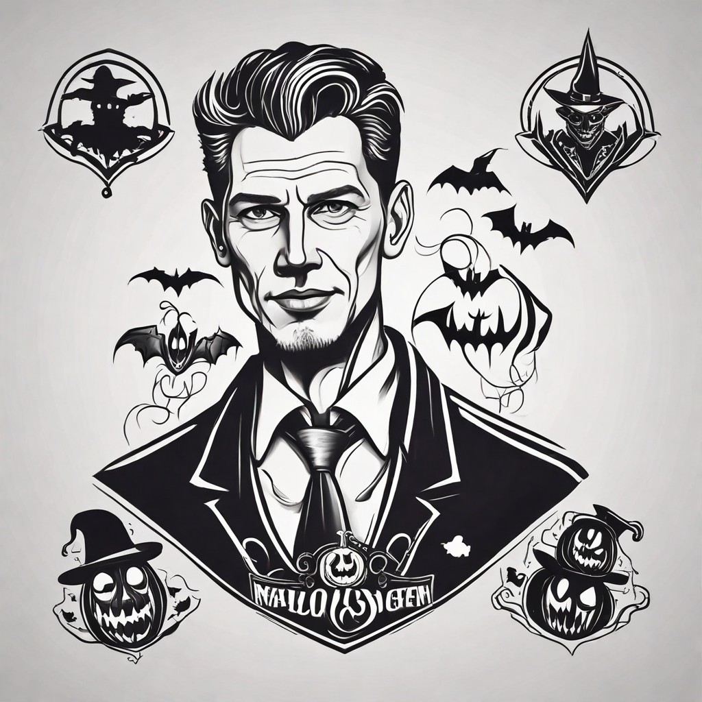 Halloween Logo Photo Style