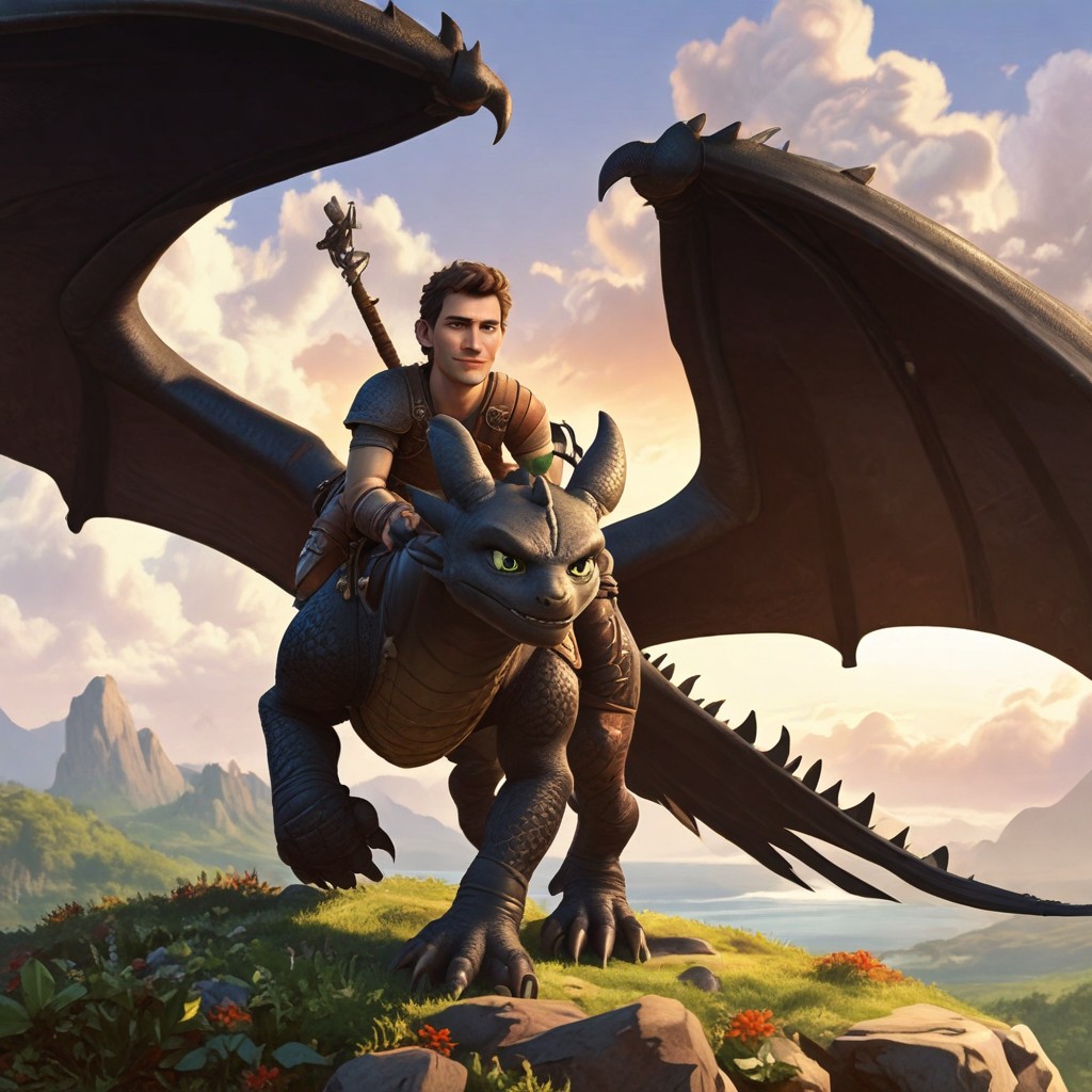 How to Train Your Dragon Photo Style
