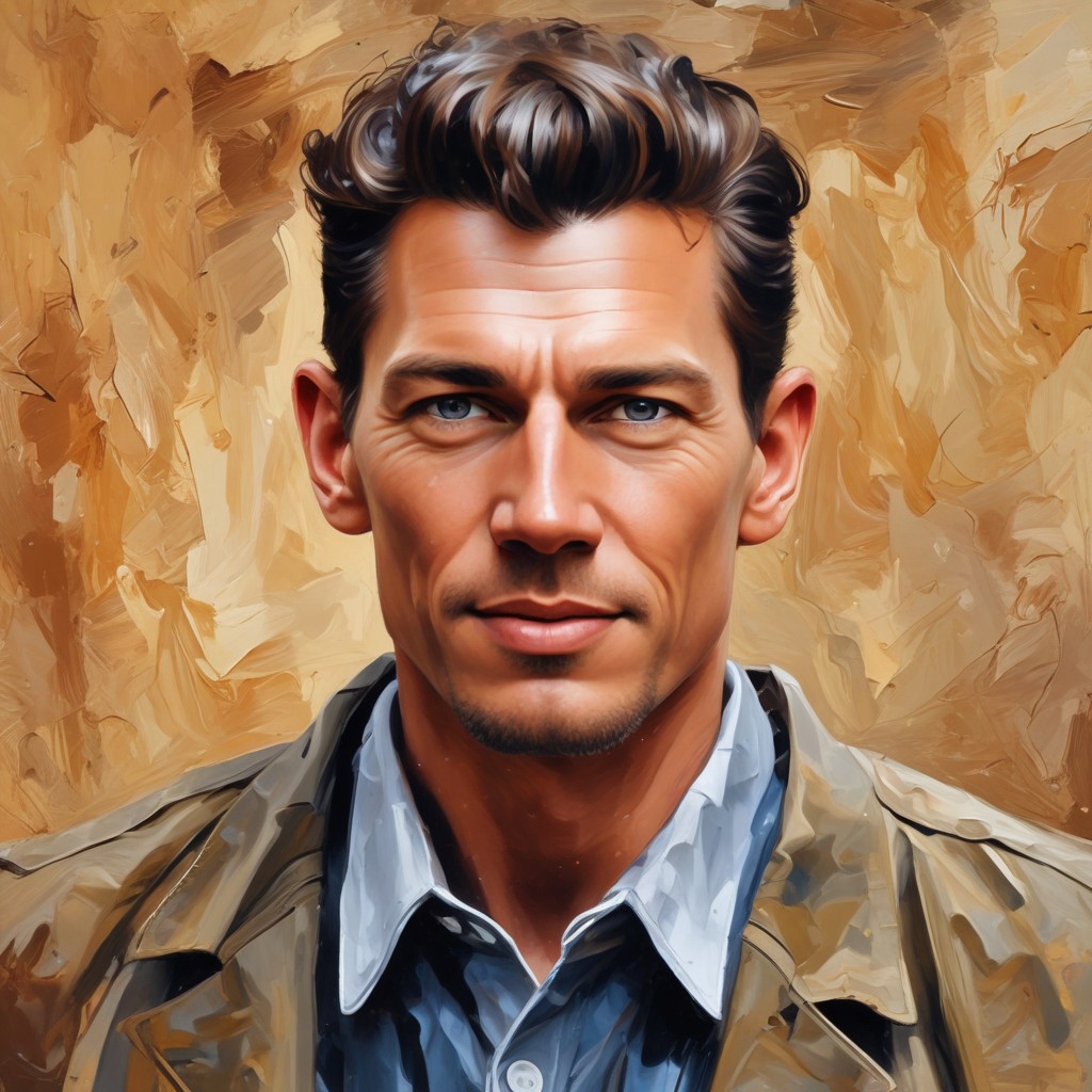 Impasto Painting Photo Style