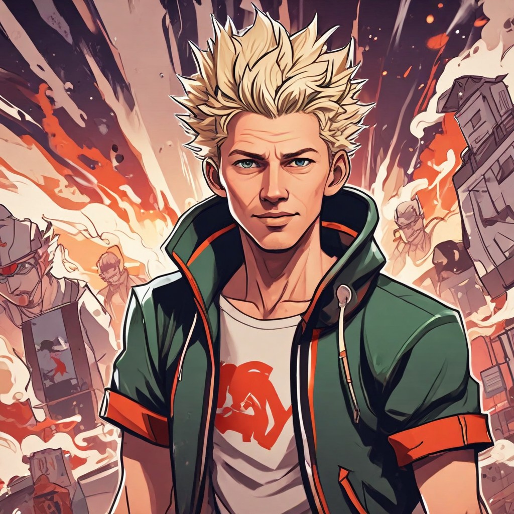 Katsuki Bakugo Photo Style