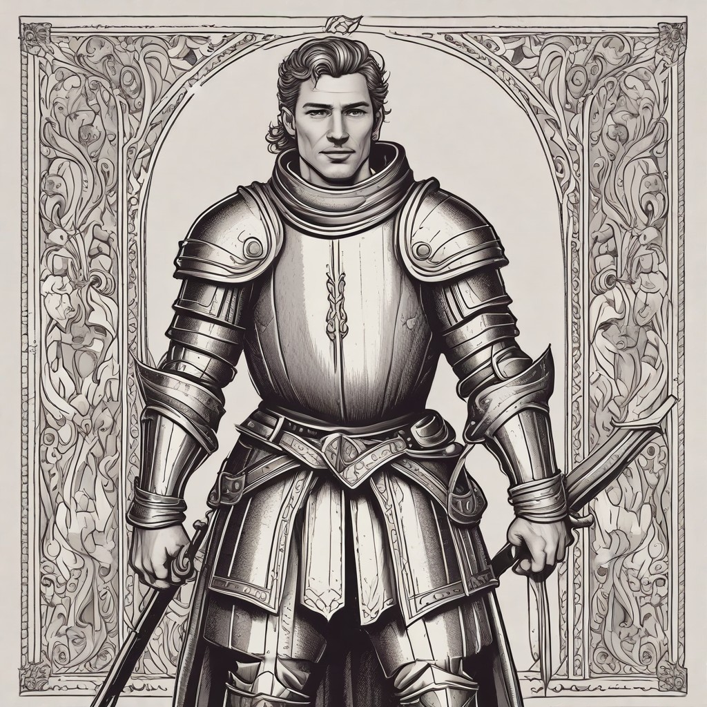 Knight in Medieval Times Photo Style