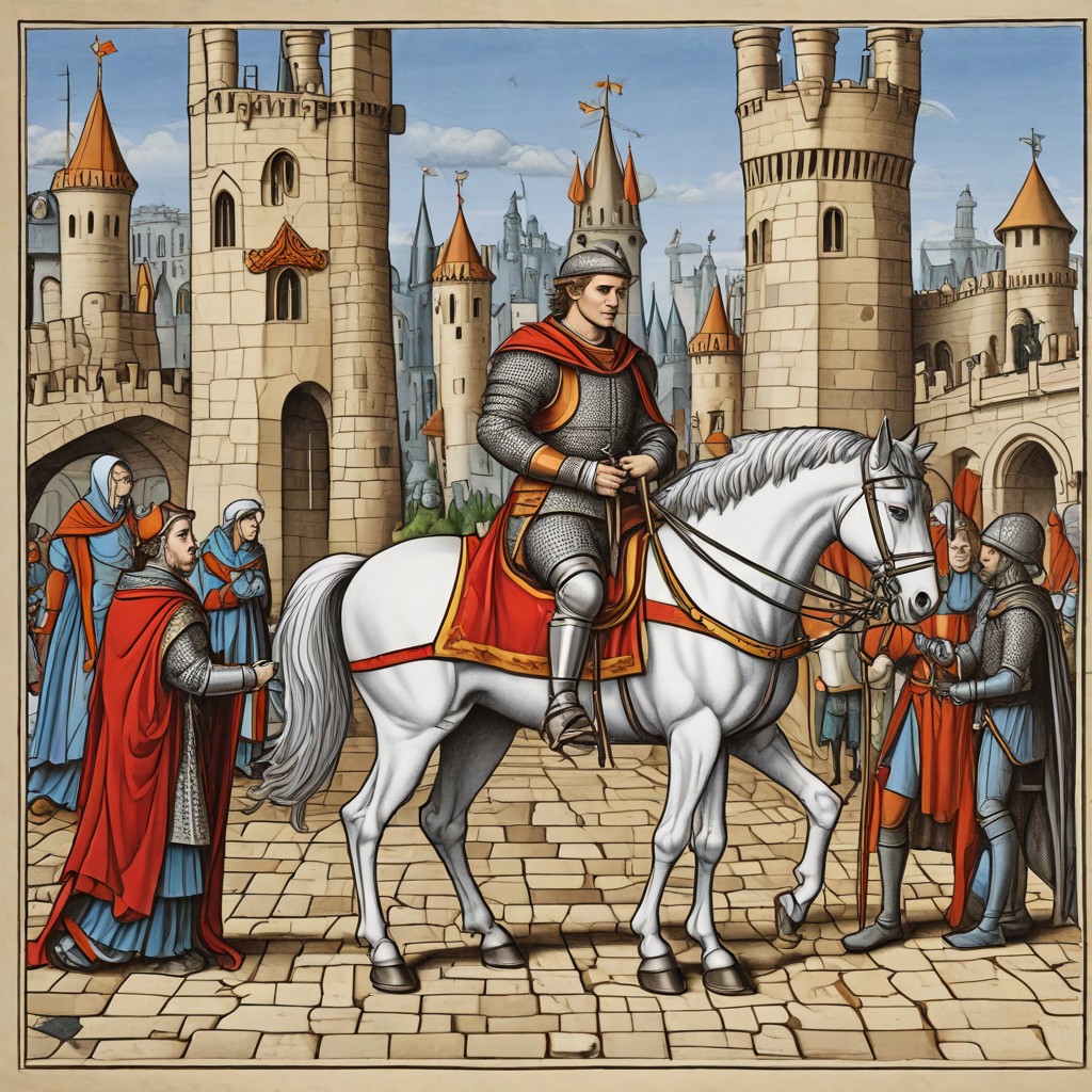 Knight in the Middle Ages Photo Style