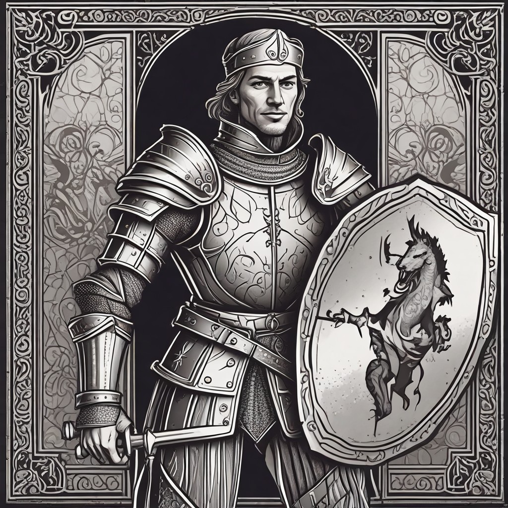 Medieval Knight Photo Style