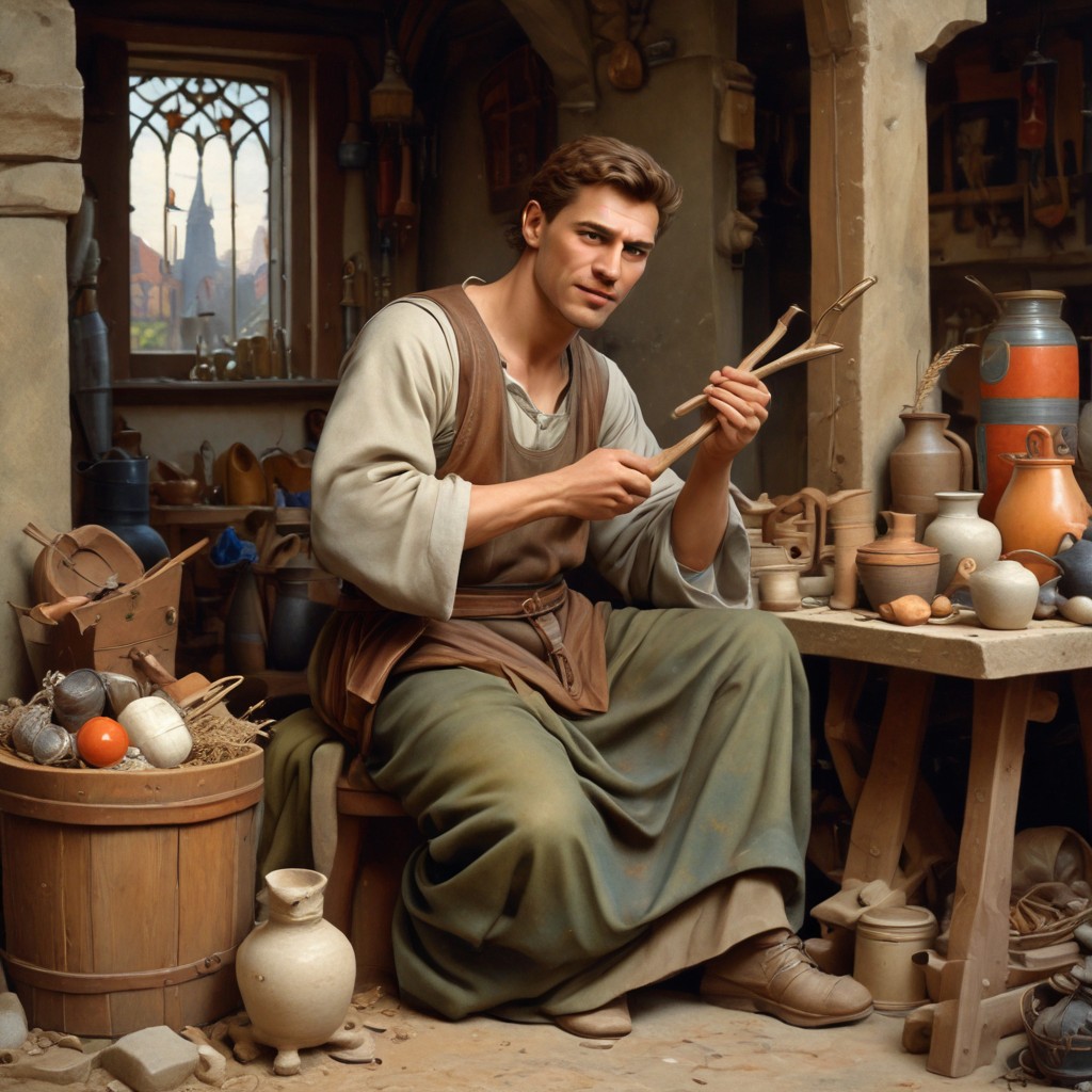Middle Ages Craftsman Photo Style