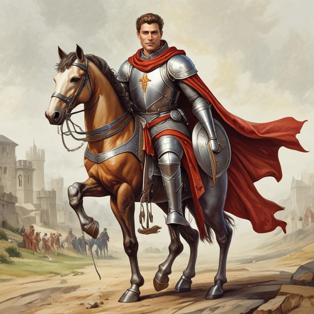 Middle Ages Knight Male Photo Style