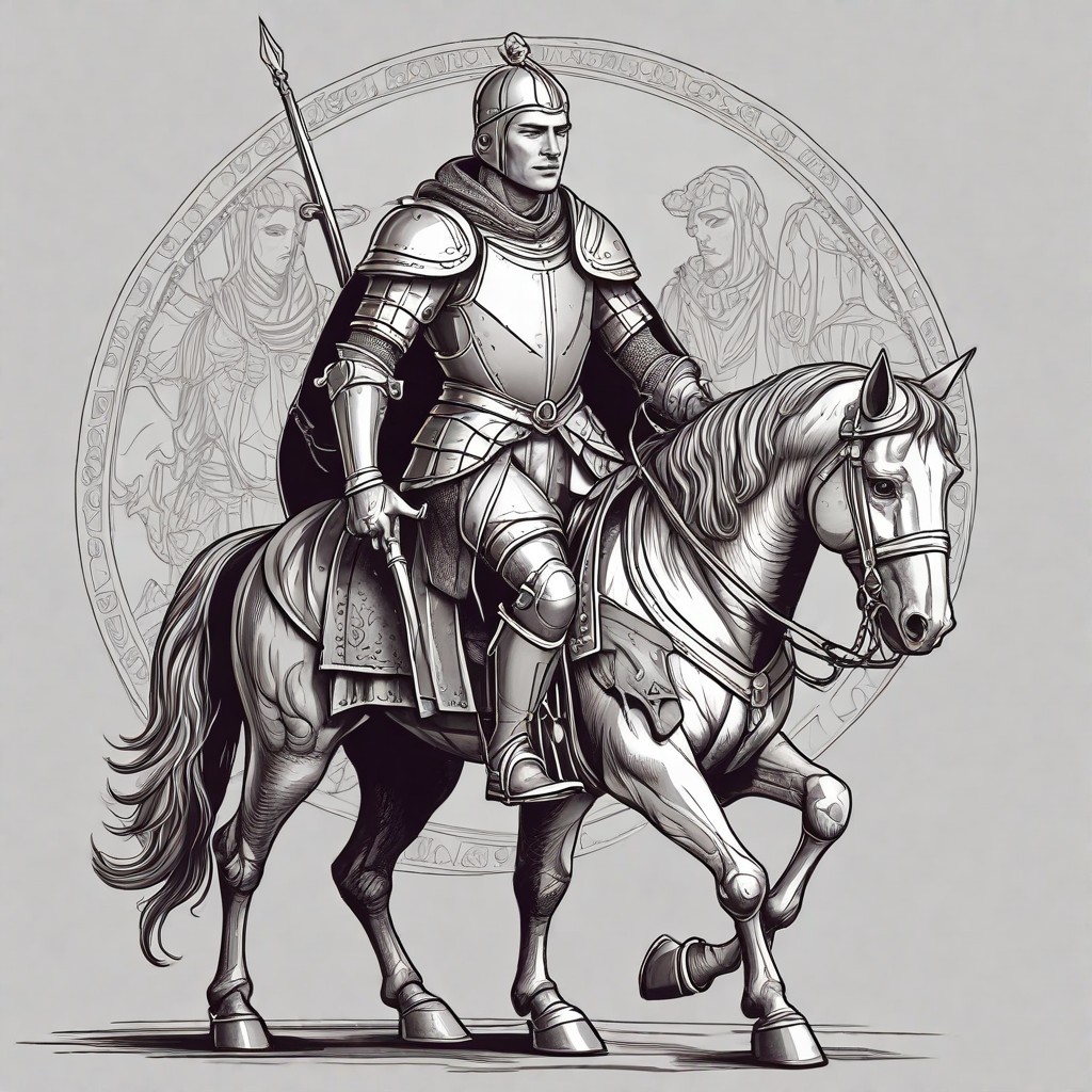 Middle Ages Knight Photo Style