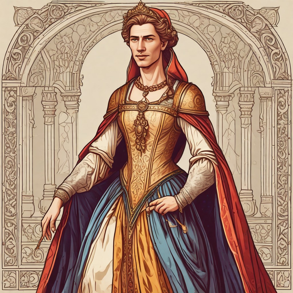 Middle Ages Lady Photo Style