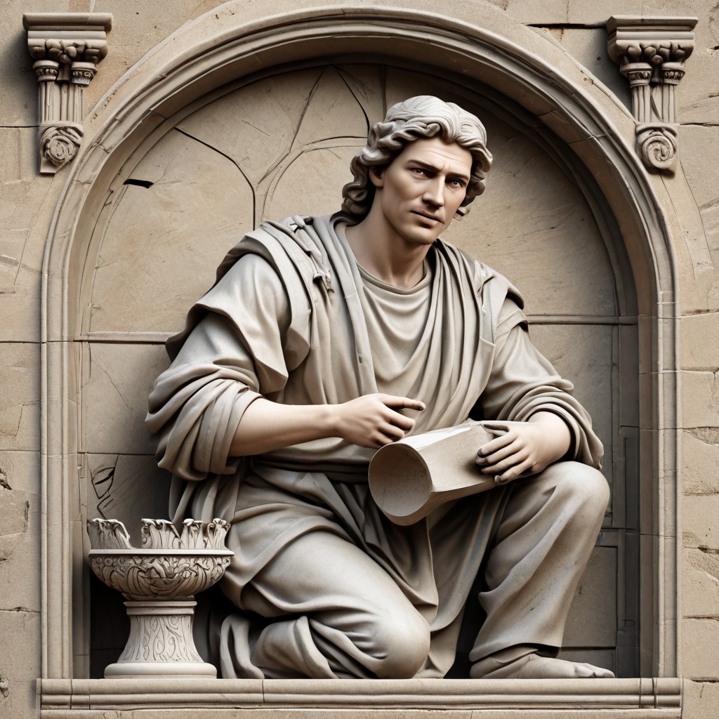 Middle Ages Stonemason Photo Style