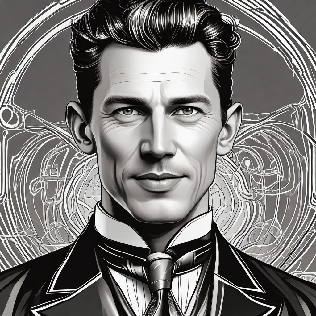 Nicola Tesla Photo Style