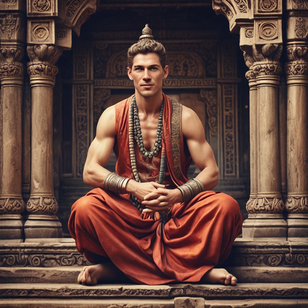 Old Temple Photo Style