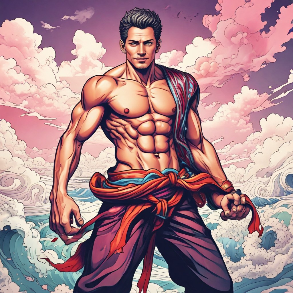 One Piece with Pose in Color Photo Style