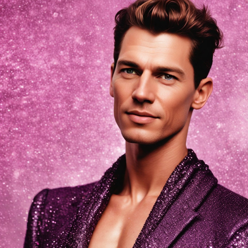 Oscar Gowns, Plum Glitter, Plum Lips, Red Carpet Photo Style